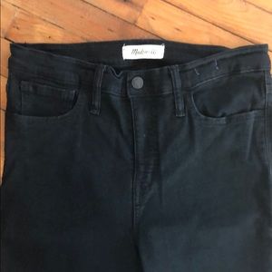 Madewell Roadtripper black jeans size 29